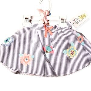 NWT Baby Starters Circle Skirt w/ Flowers